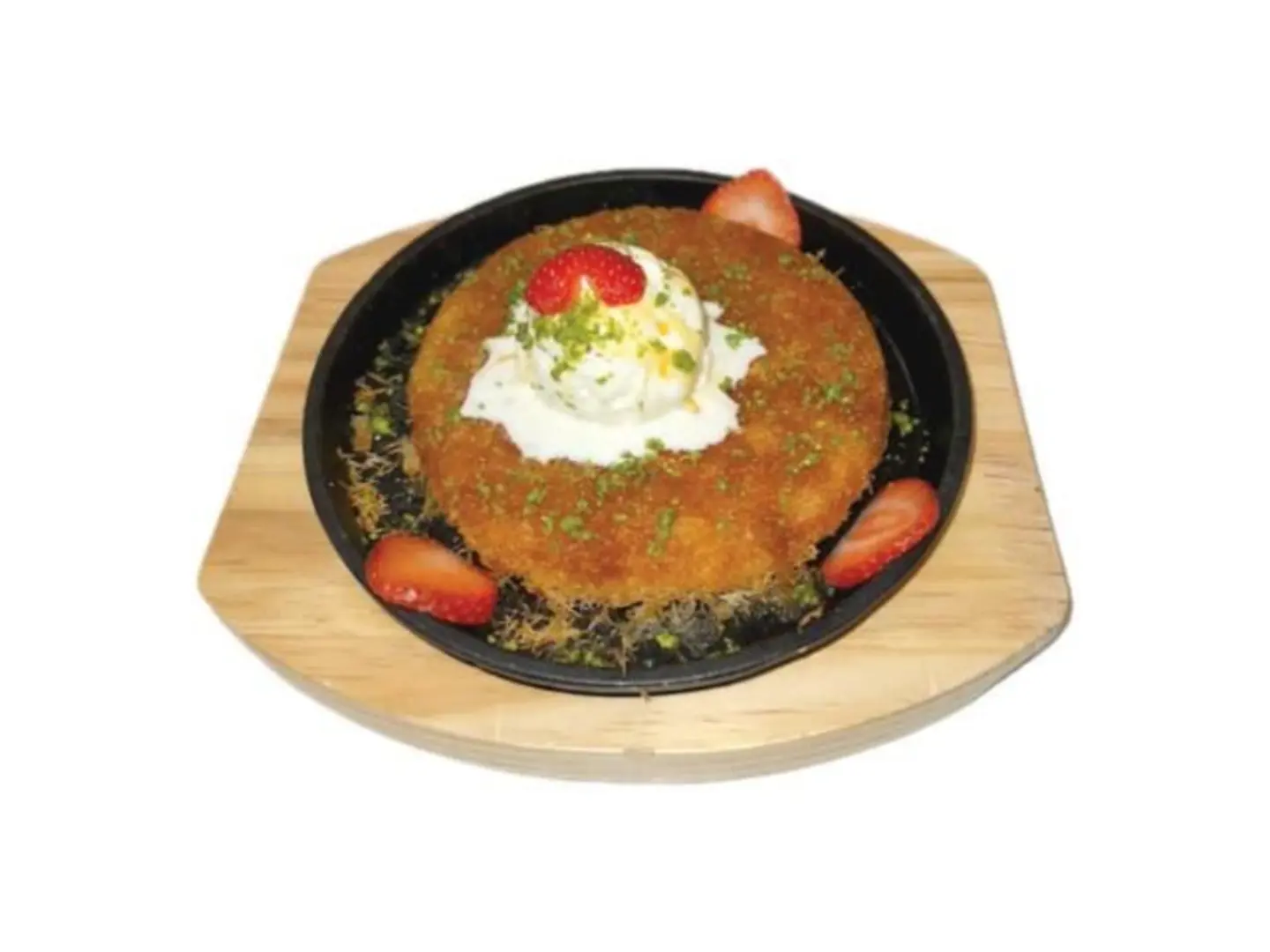 Kunafah With Ice Cream