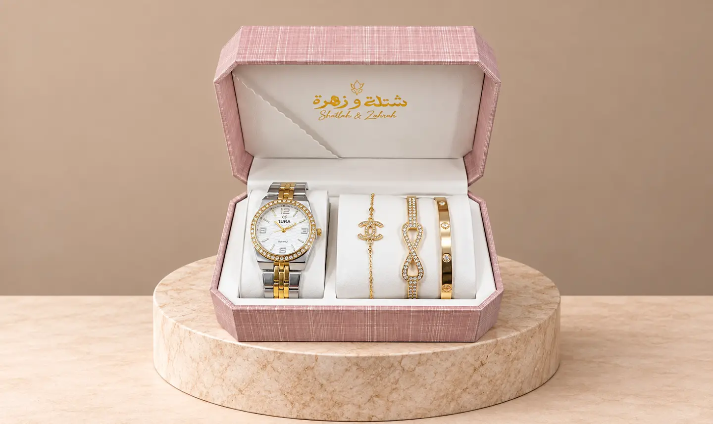 طقم ساعة نسائية 2