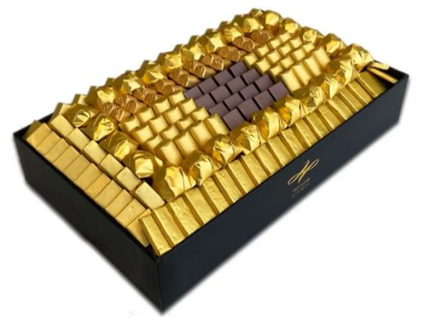 Luxury Chocolate Tray Black  Big 9
