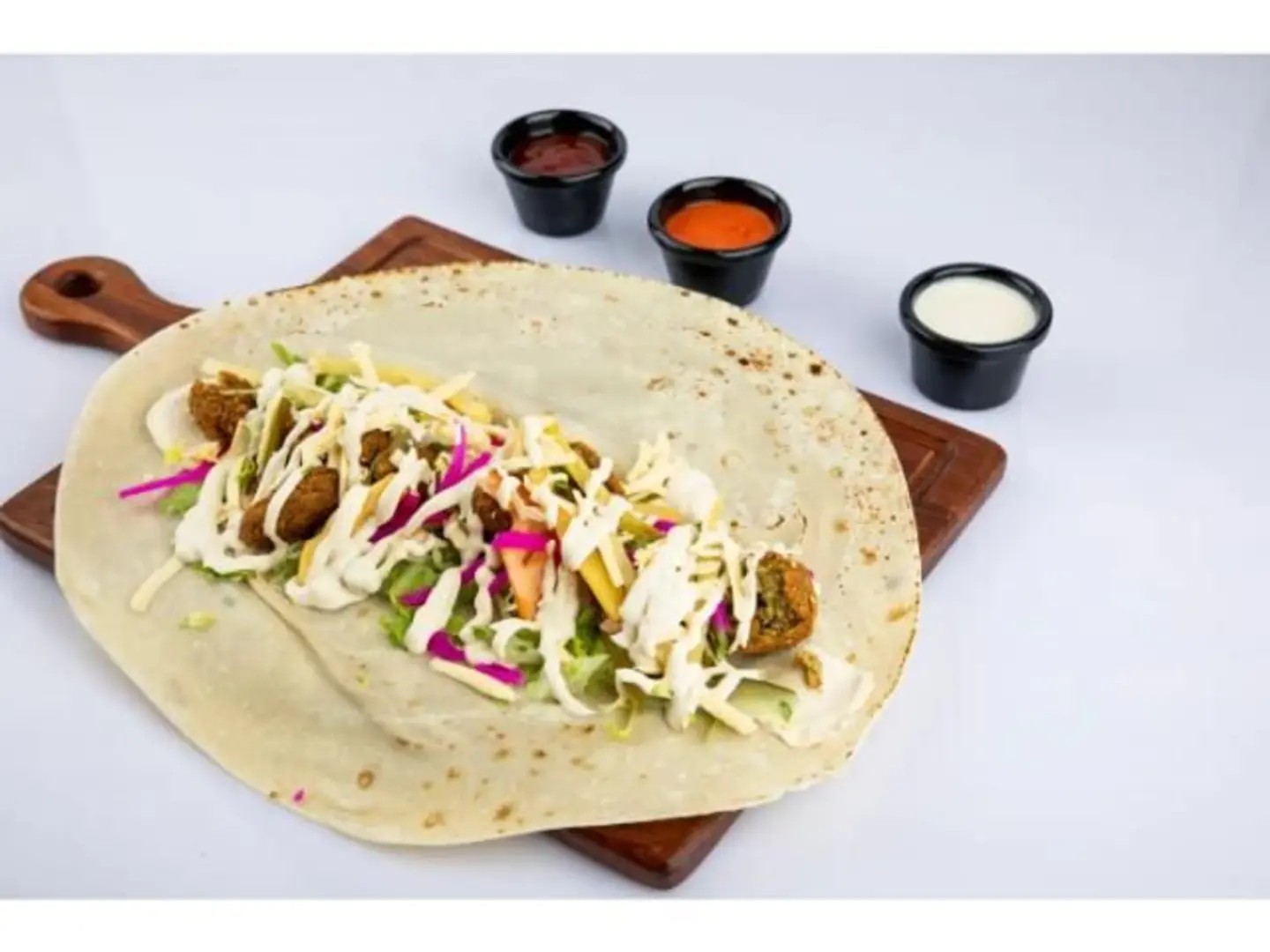 Falafel Tortilla Plate