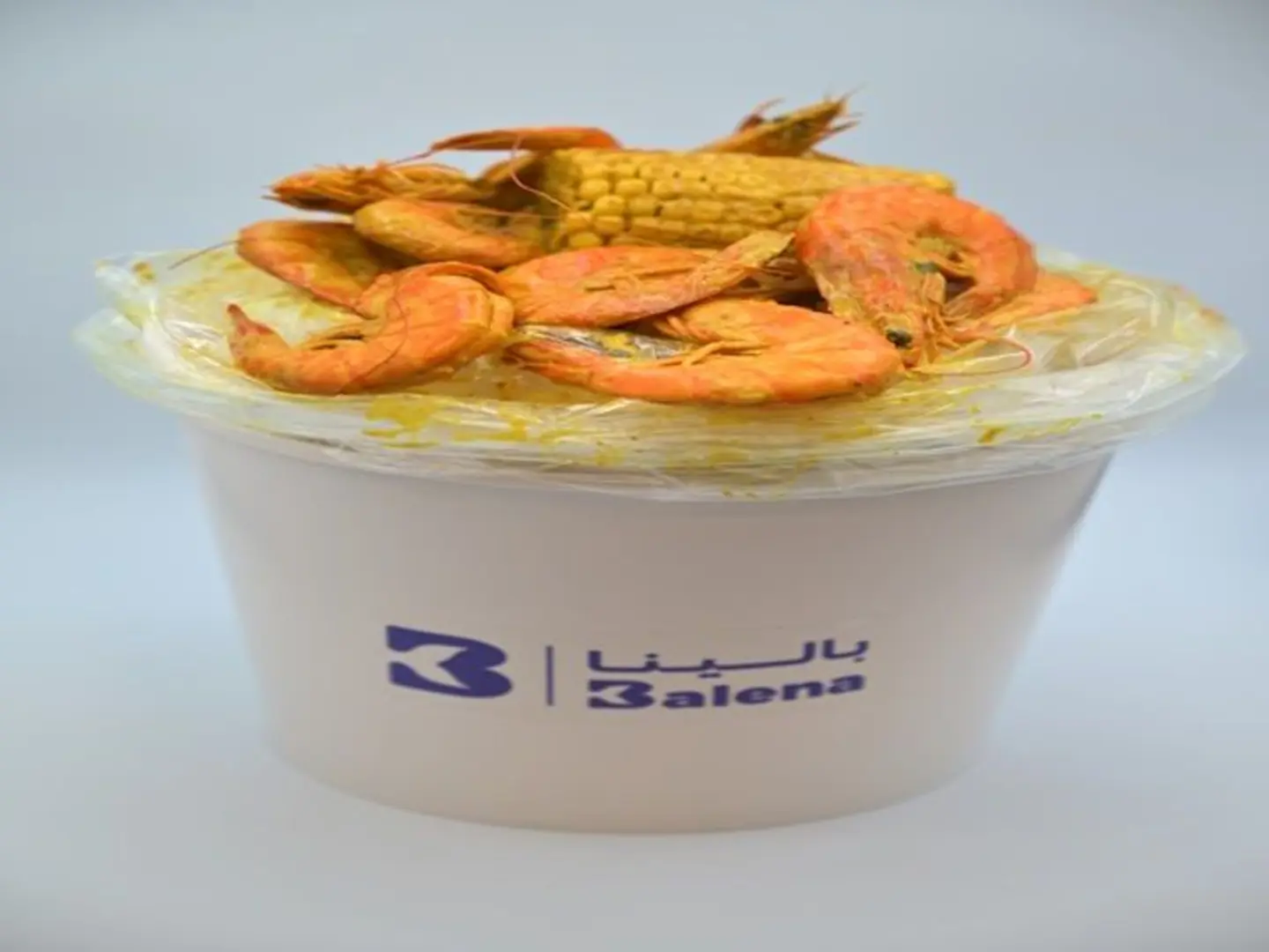 A Bag Of Shrimp With Cream And Orange