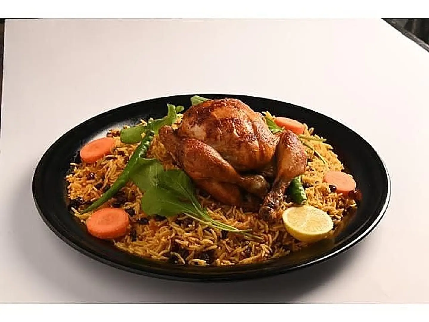 Whole Grilled Chicken With Rice