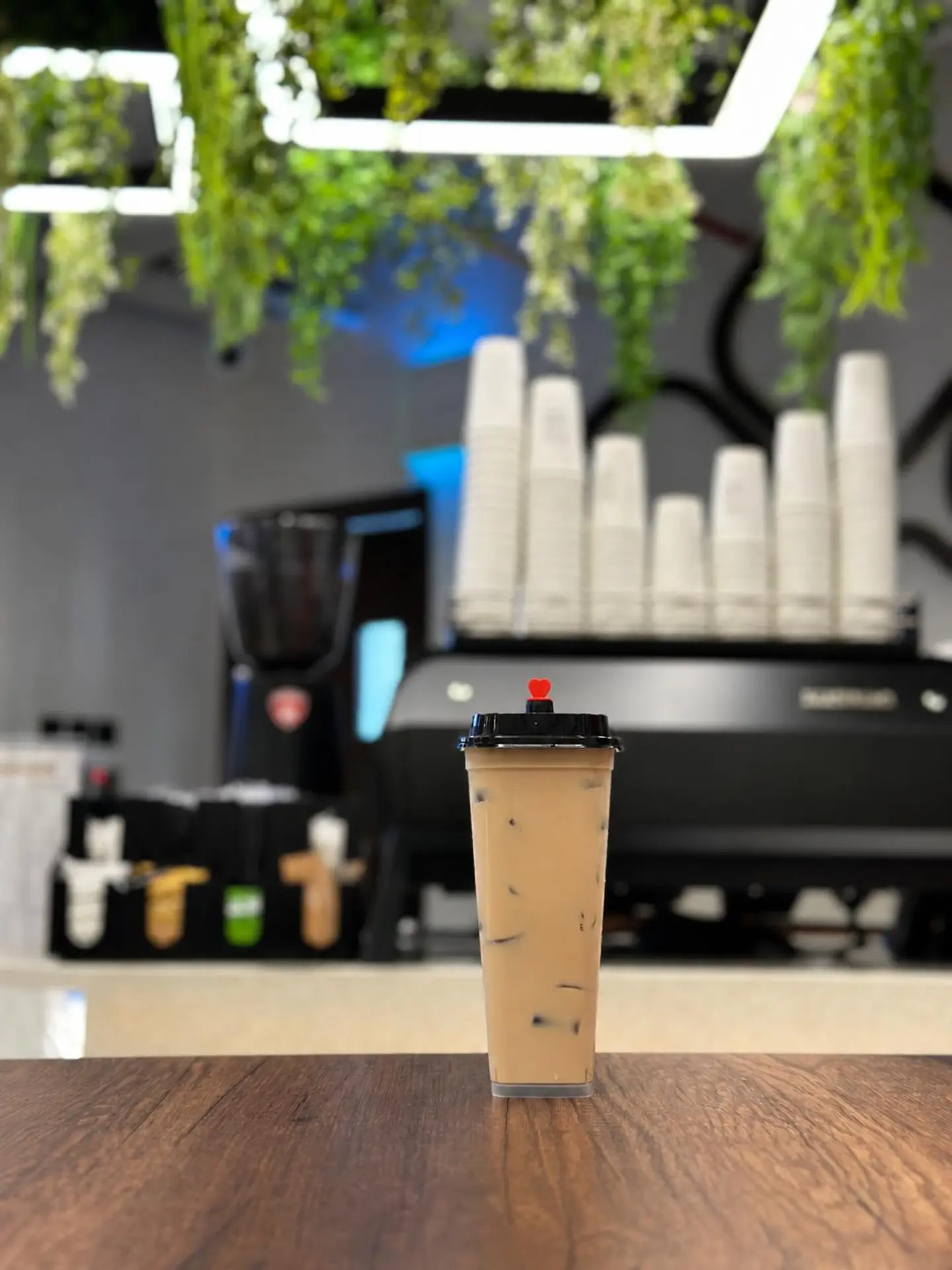Ice Vanilla Latte 16 Oz