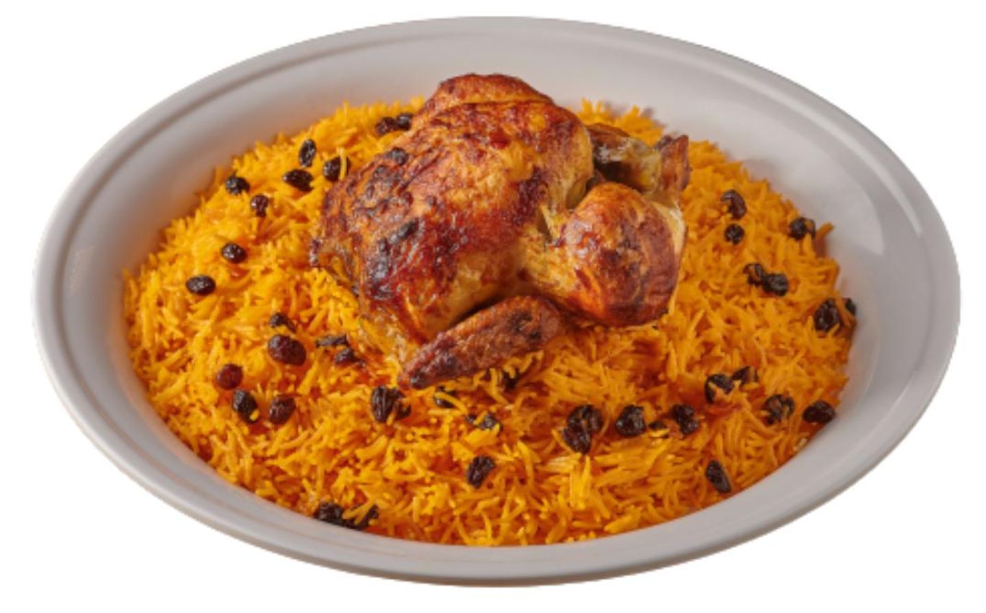حبة الا ربع دجاج شواية مع الأرز
