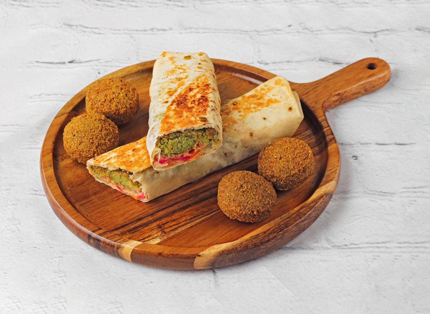 Falafel Saj Sandwich