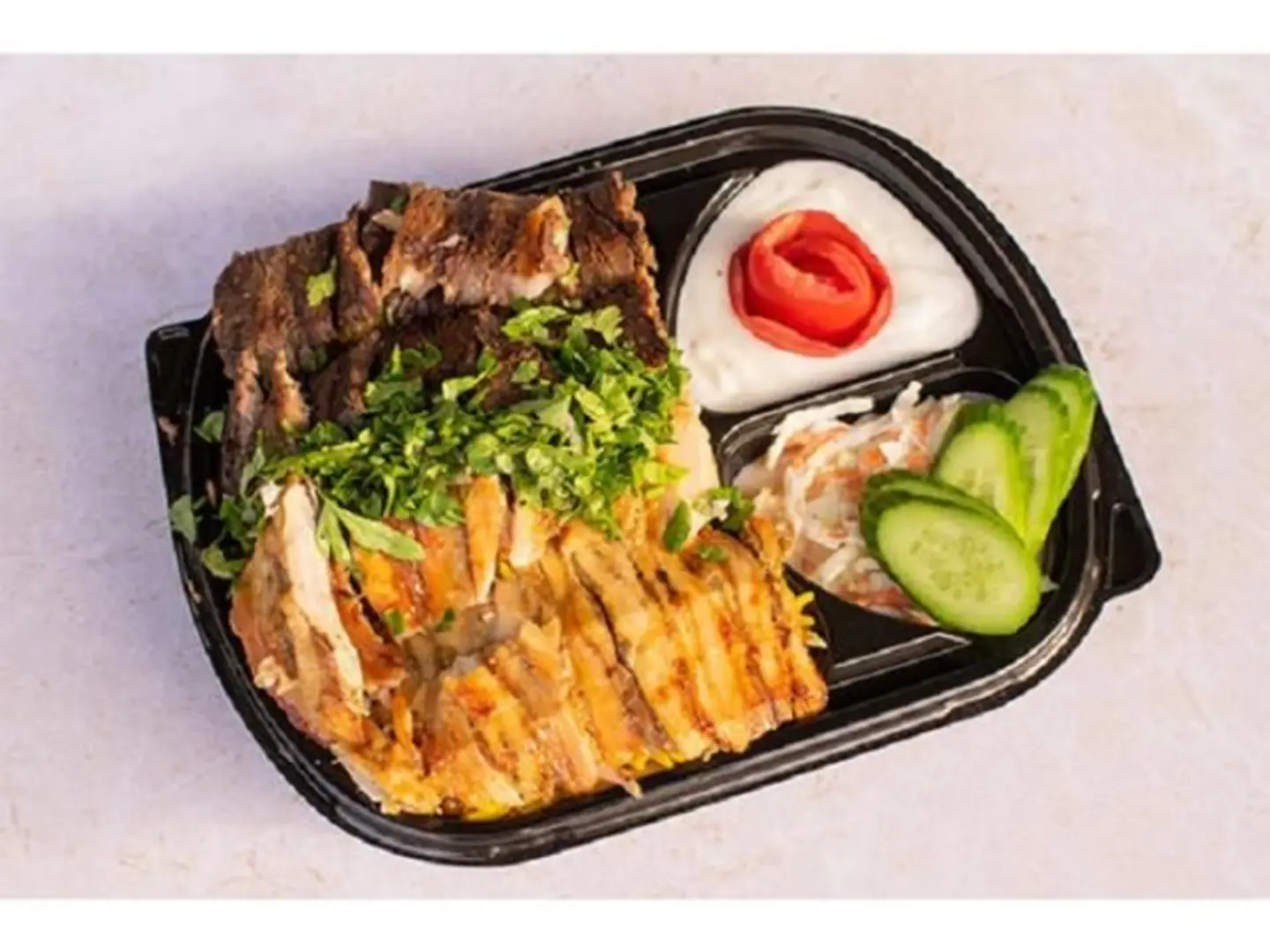 Small Mixed Shawarma Plate