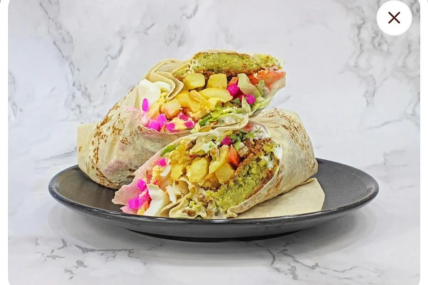 ساندوتش فلافل مشكل كبير