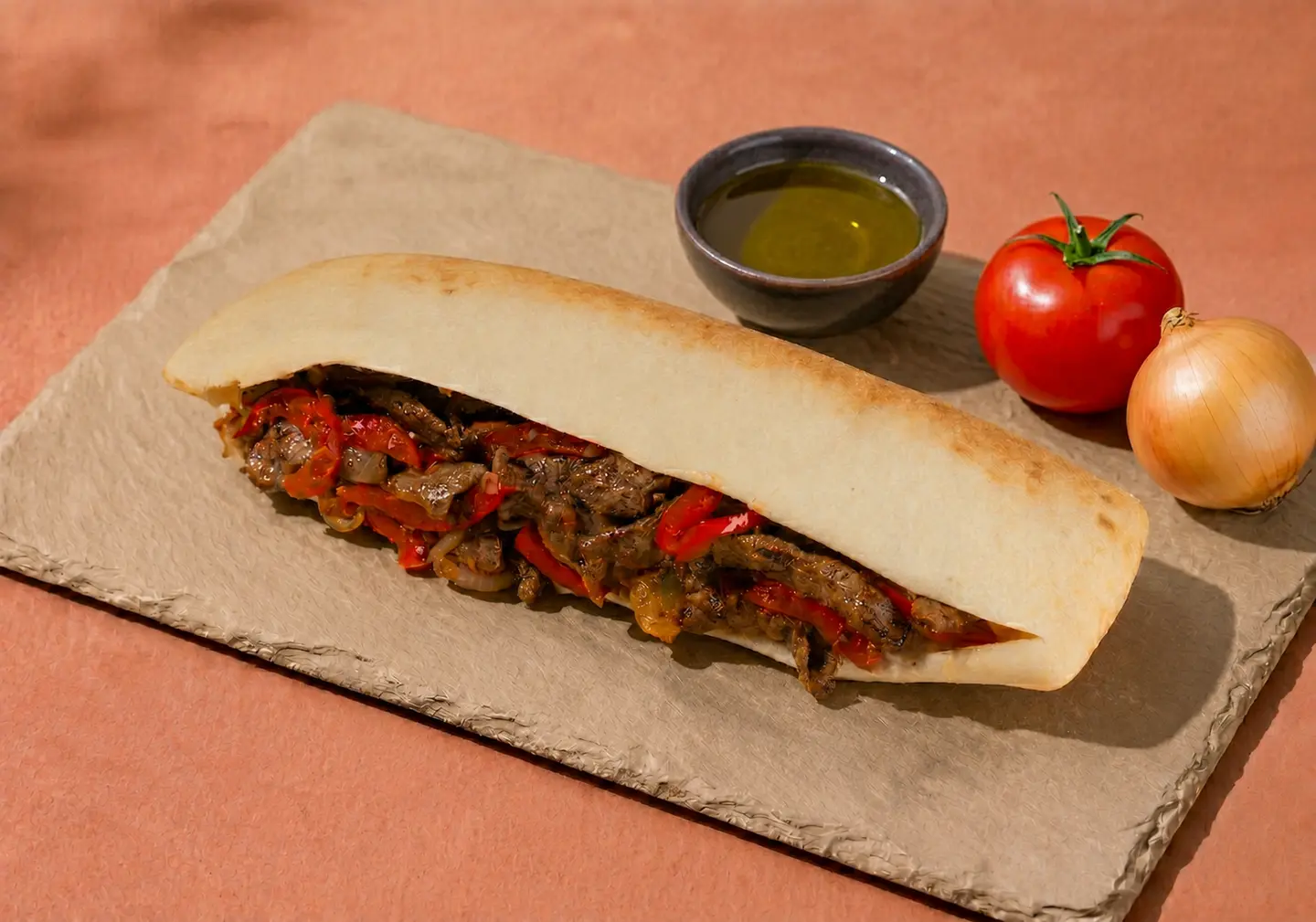 Lamb Liver Sandwich