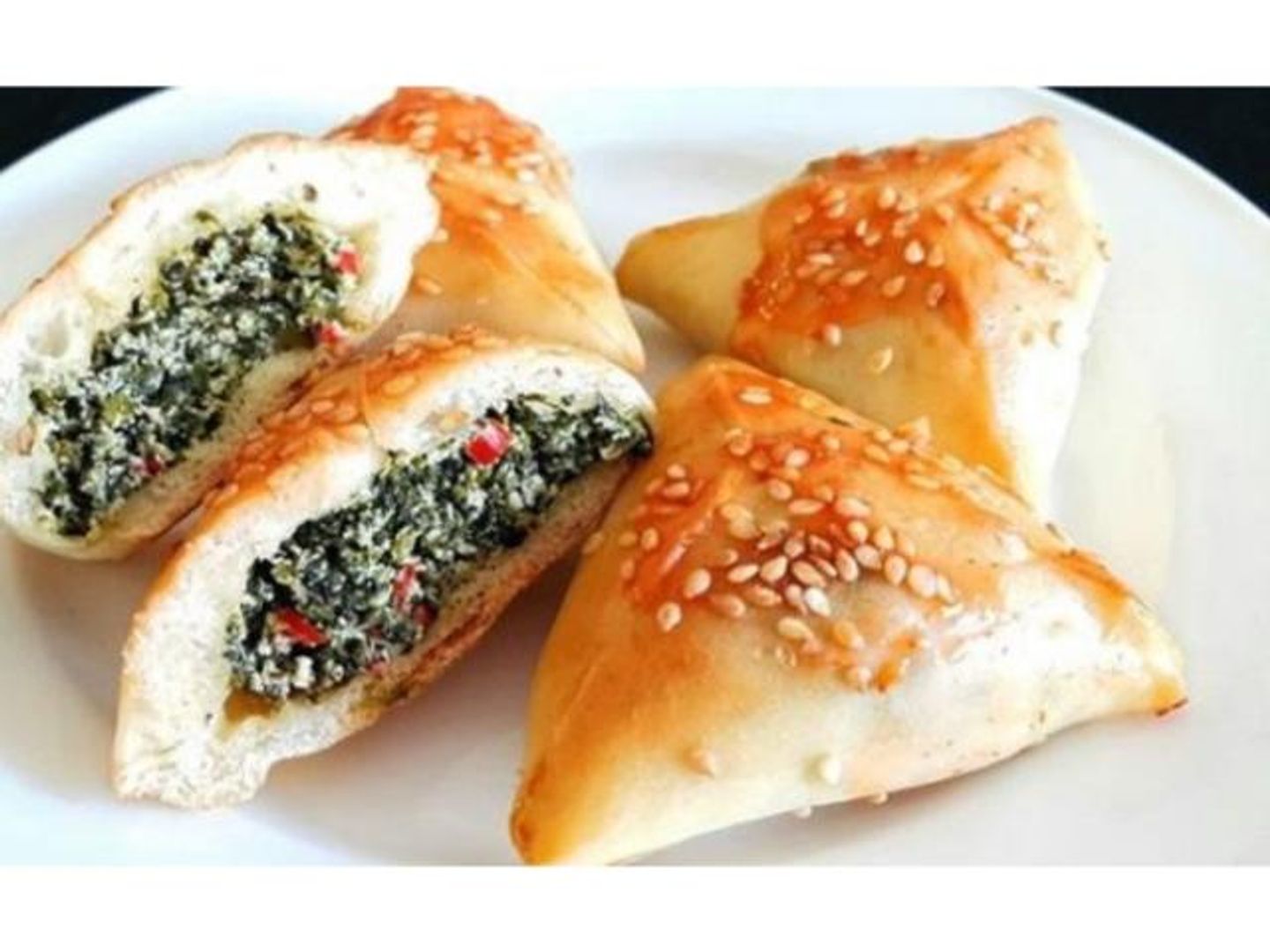 فطيرة سبانخ بالشطة