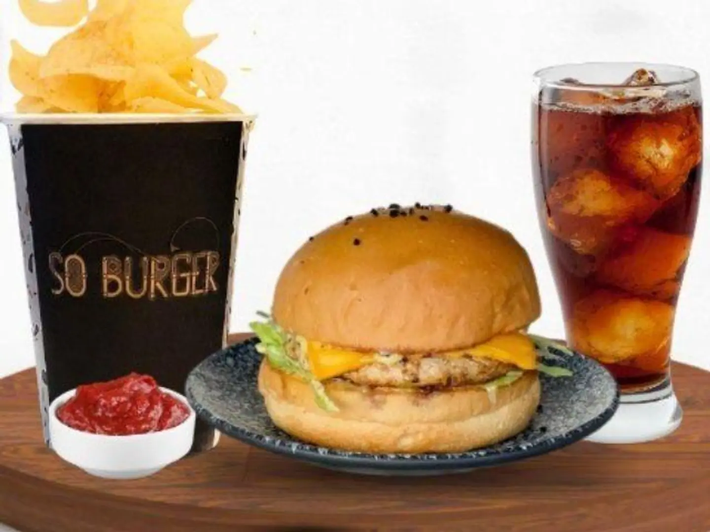 Grilled Chicken Burger Meal