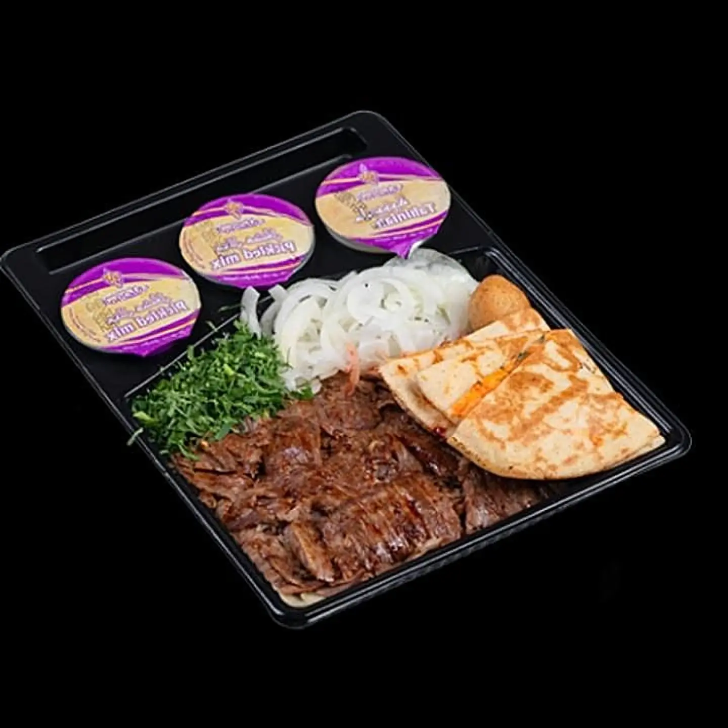 صحن شاورما لحم