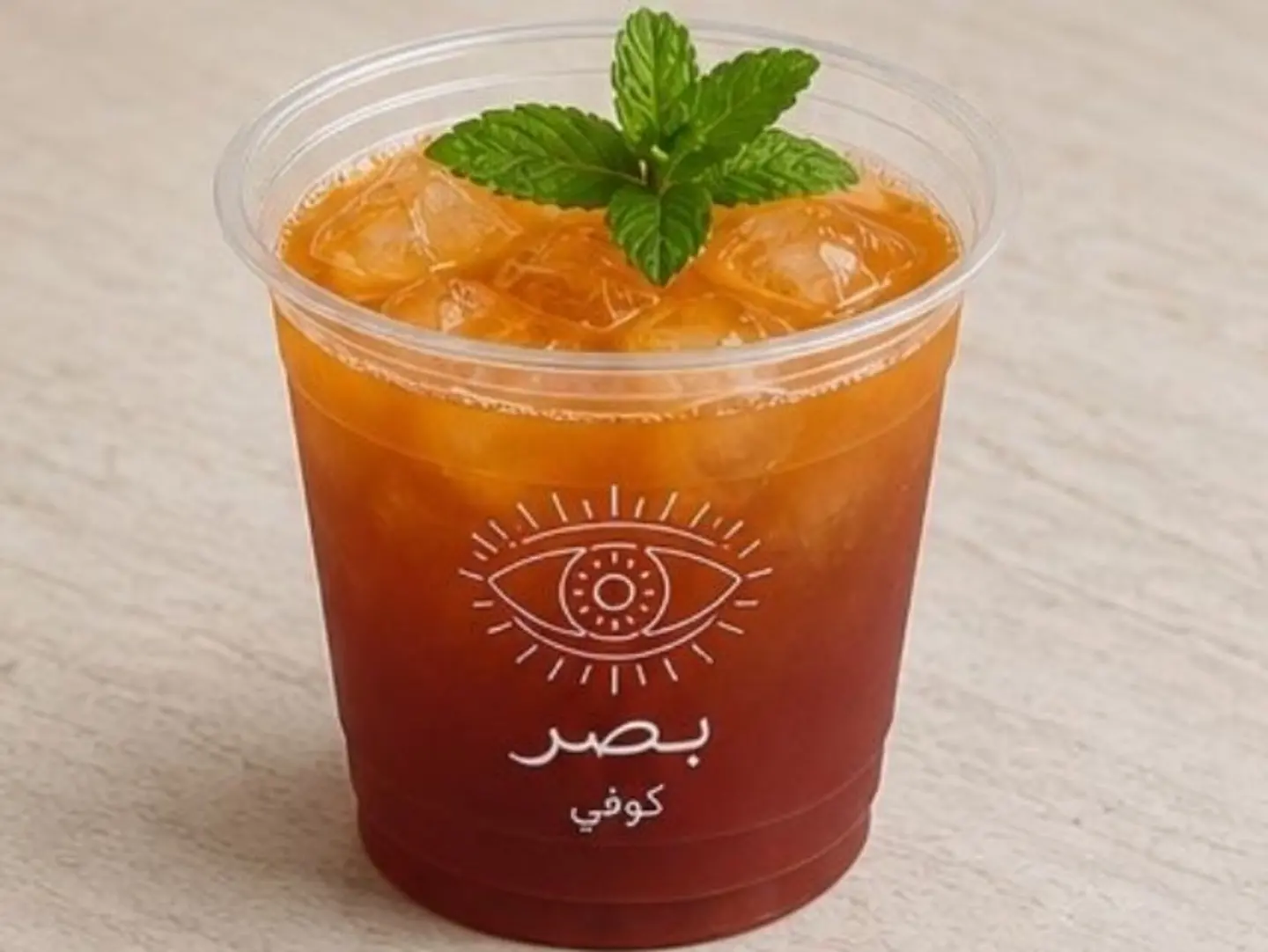 شاي خوخ مثلج