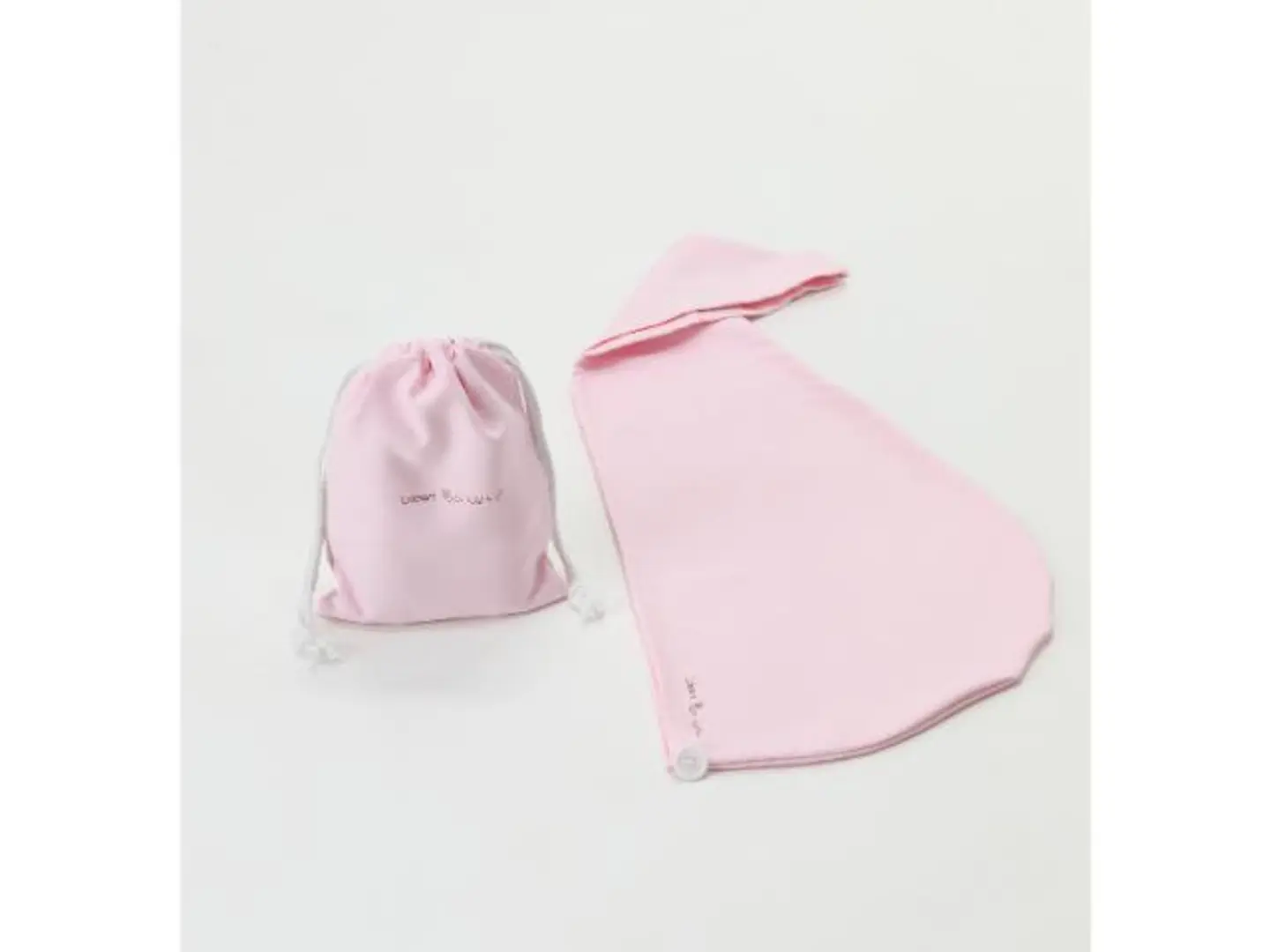 منشفة الشعر المطورة وردي