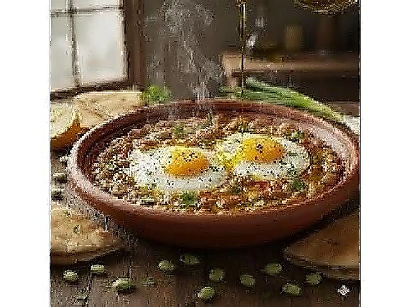 فول بالبيض كبير
