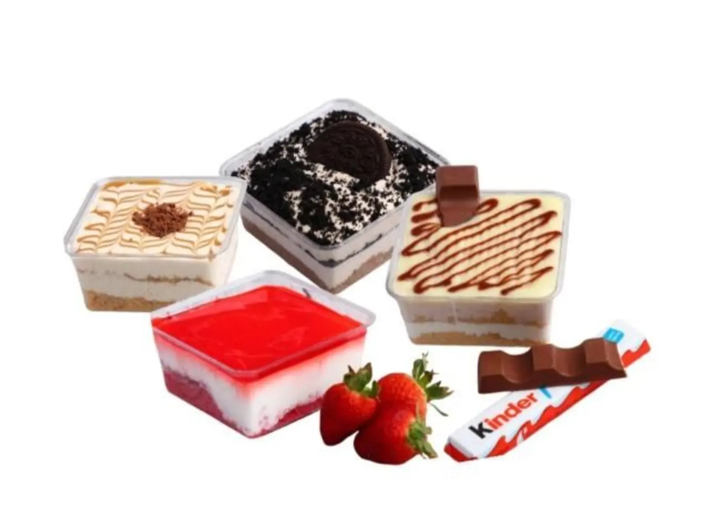 Cake With Assorted Flavors