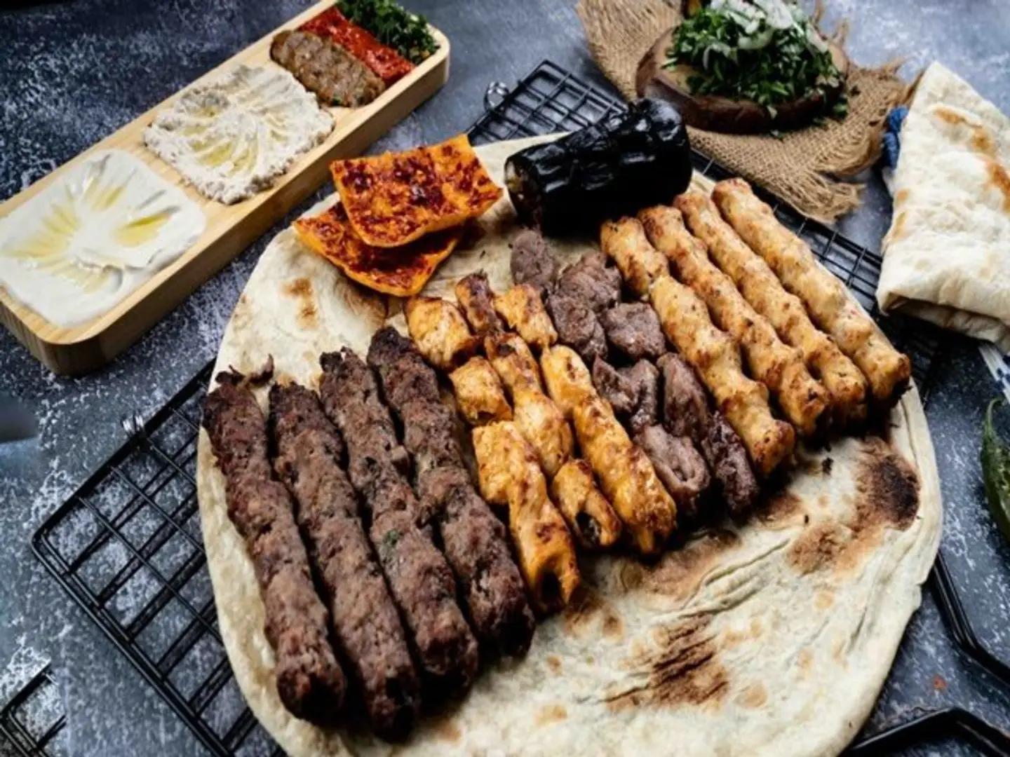 Mixed Grills With A Side Of Your Choice Of Appetizer