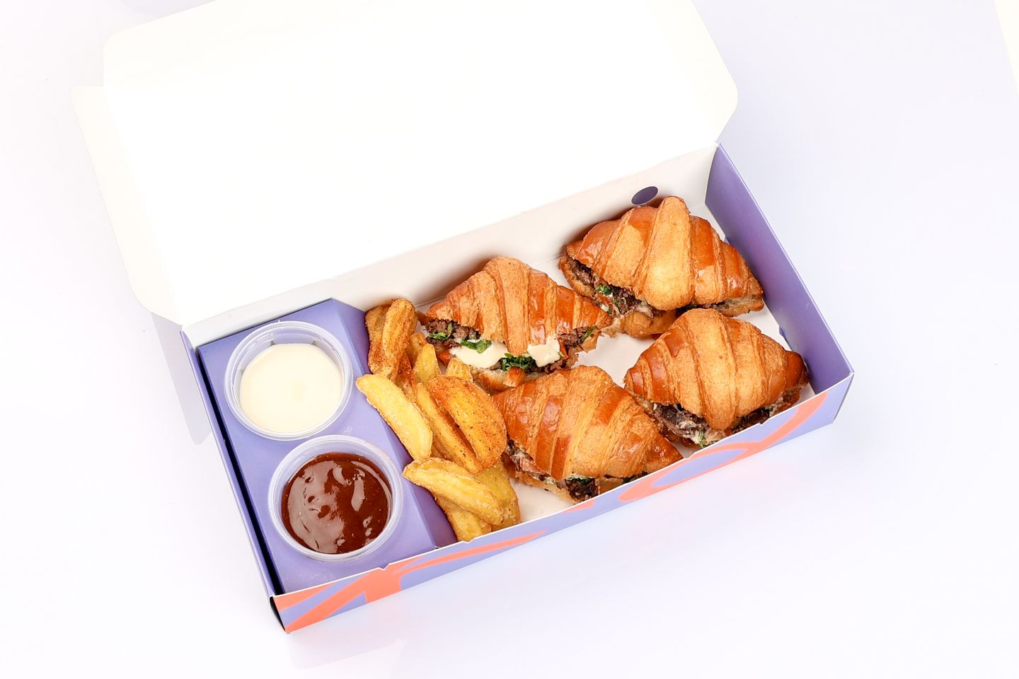 Box Mini Croissant Meat