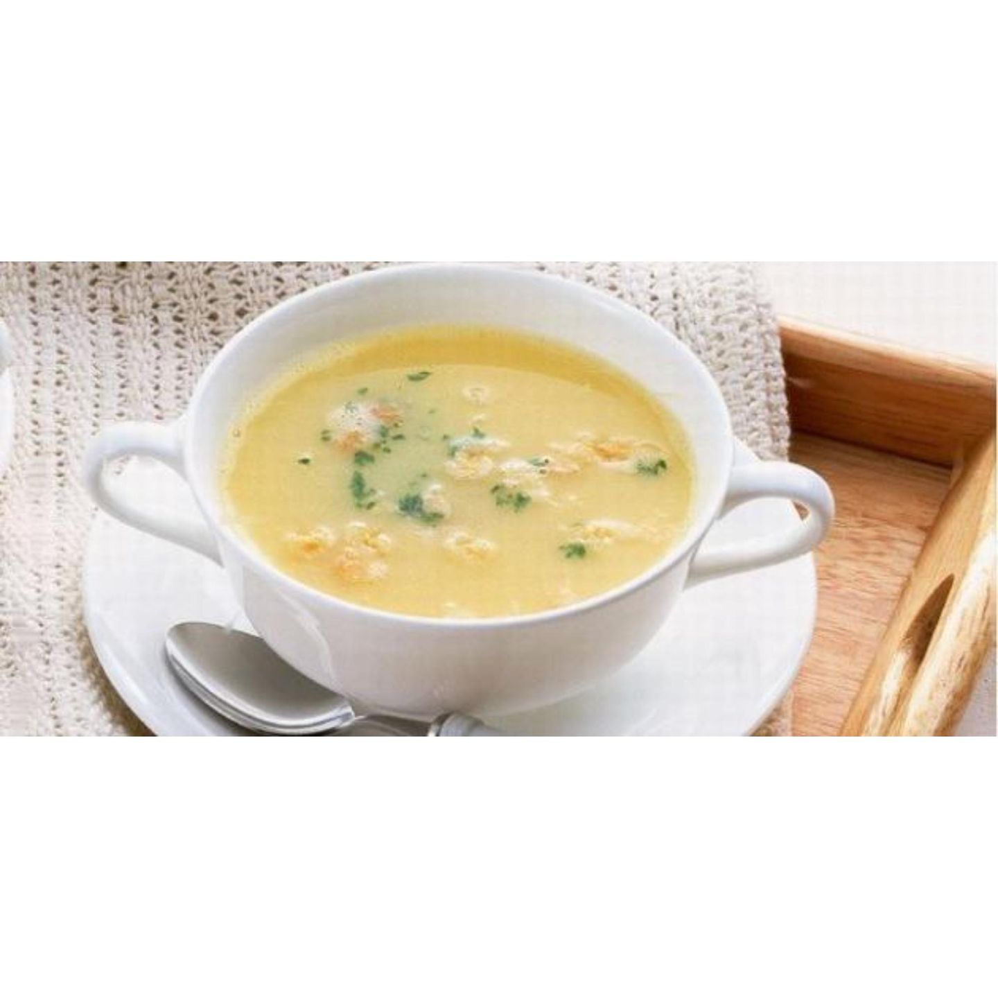 شوربة دجاج بالكريمة