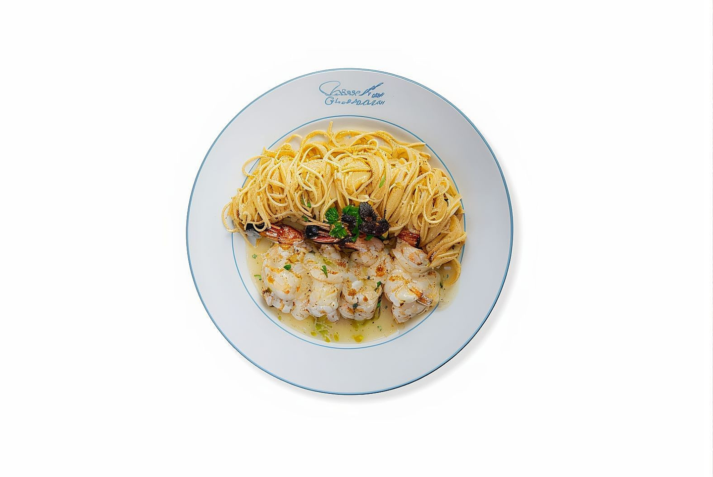 جمبري مشوي بالجبنة