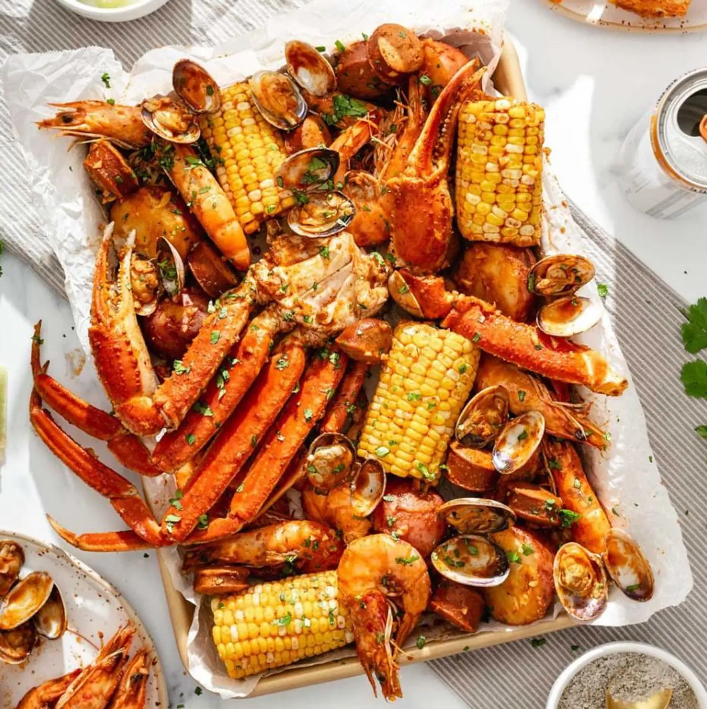 Cajun Bucket With Butter And Garlic