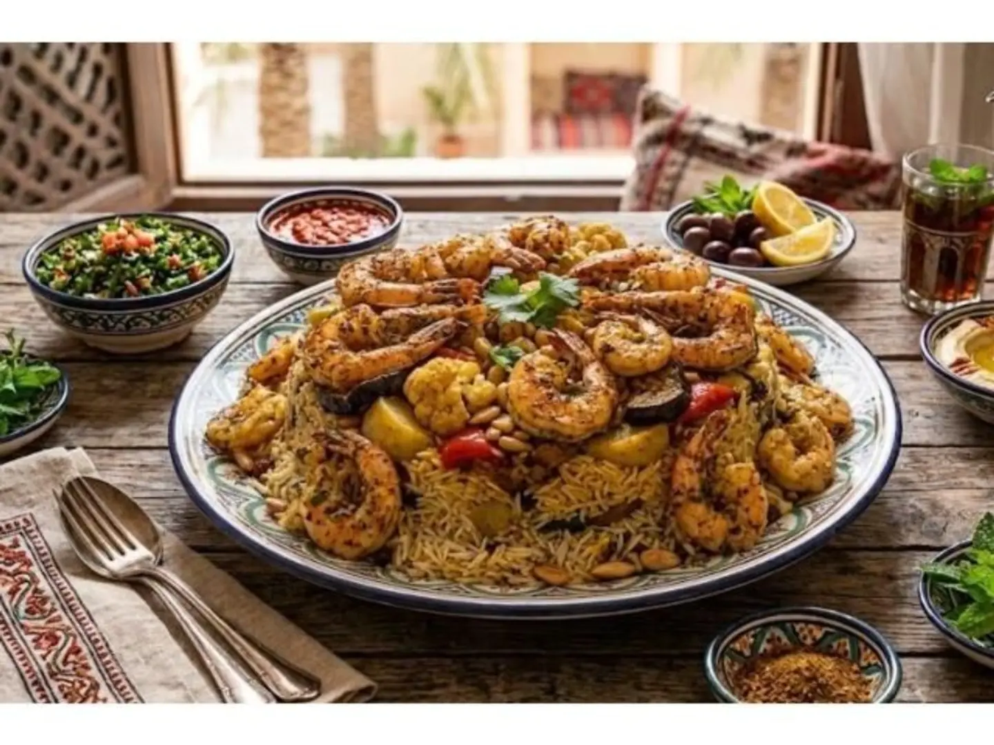 Shrimp Maqluba