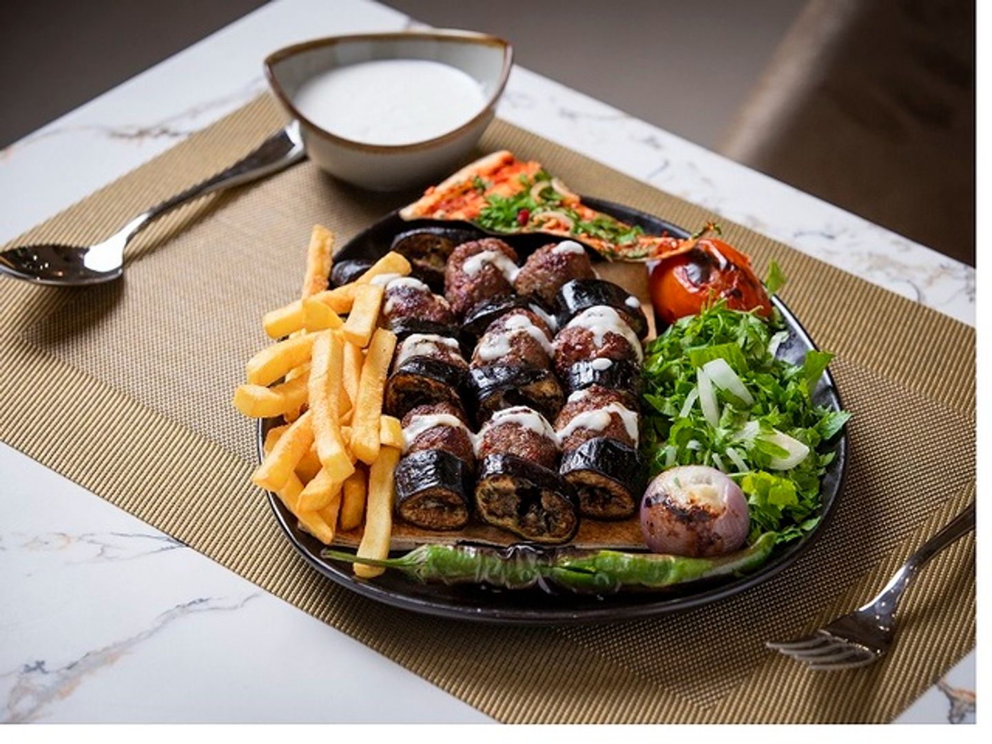 Kebab With Eggplant