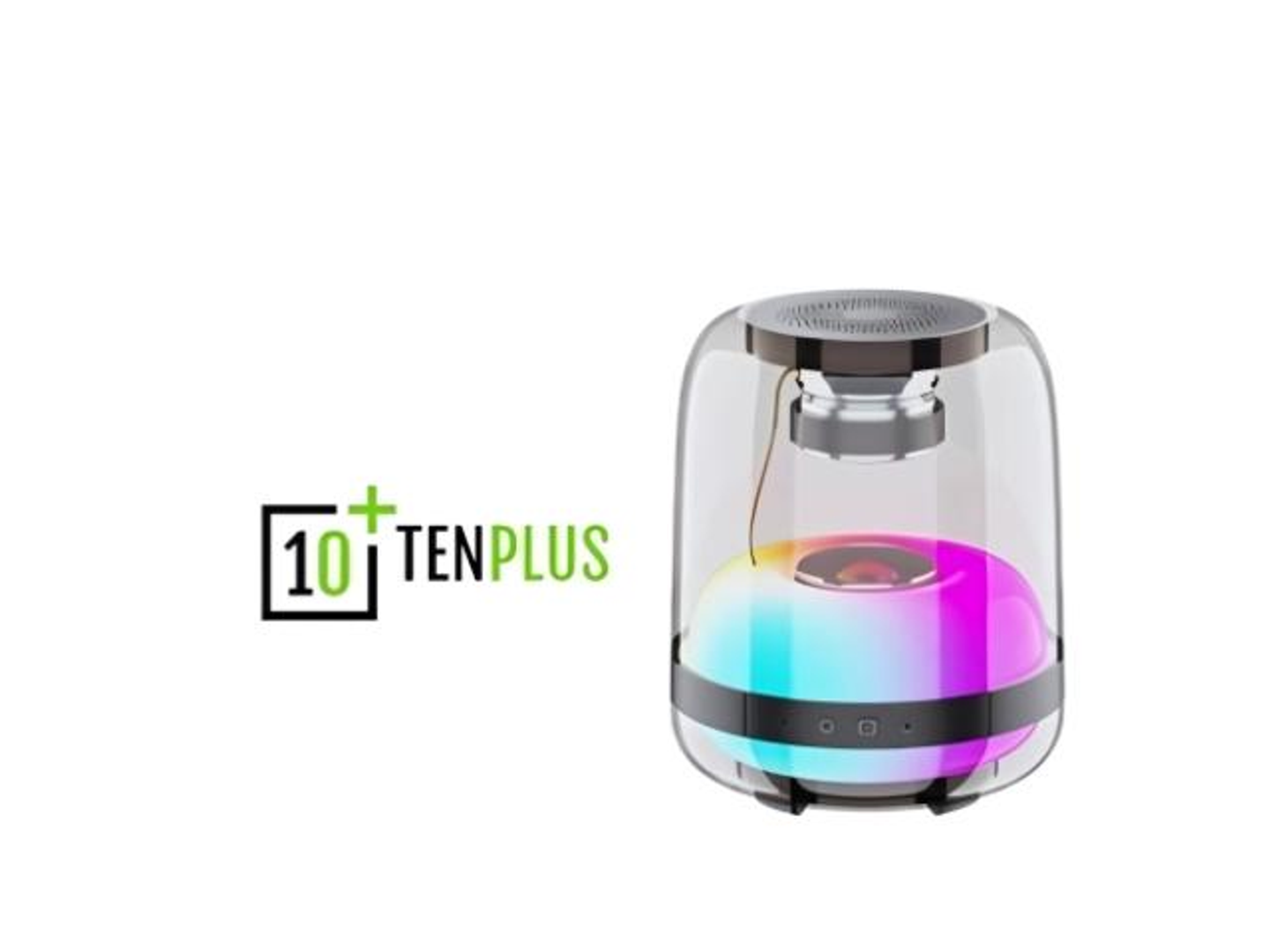 سبيكر بلوتوث تن بلس زجاجي إضاءة