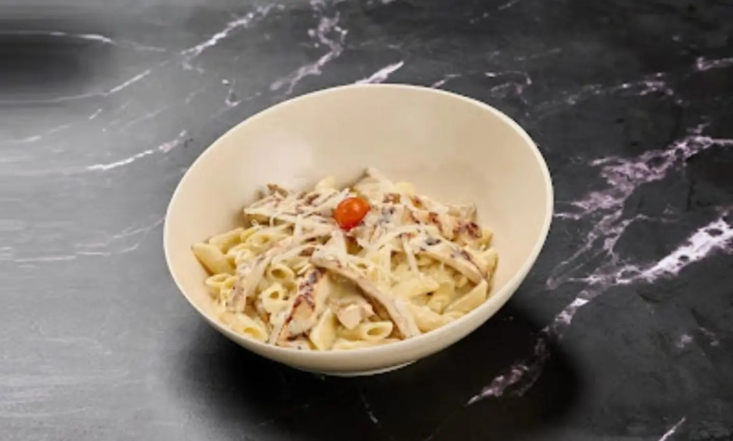Shrimp Pasta With White Sauce