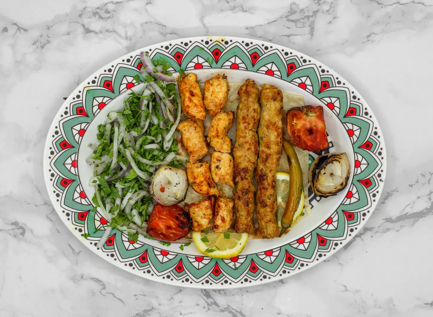 For One Person, A Mix Of Chicken
