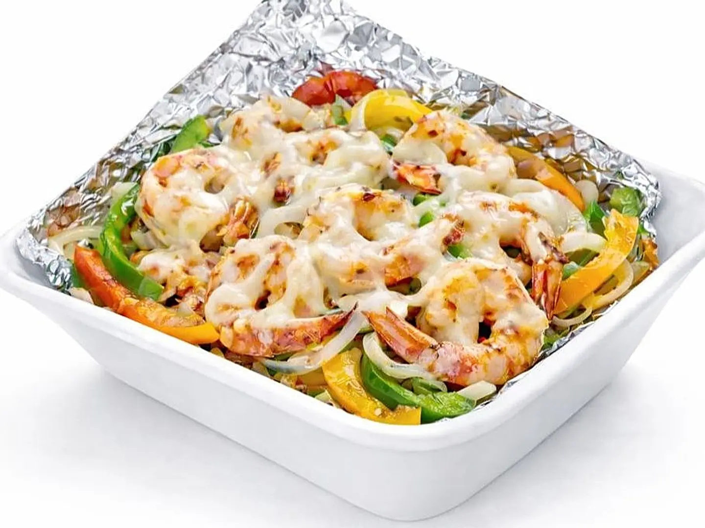 مدفون جمبري بالجبن مع البطاطس المبهره