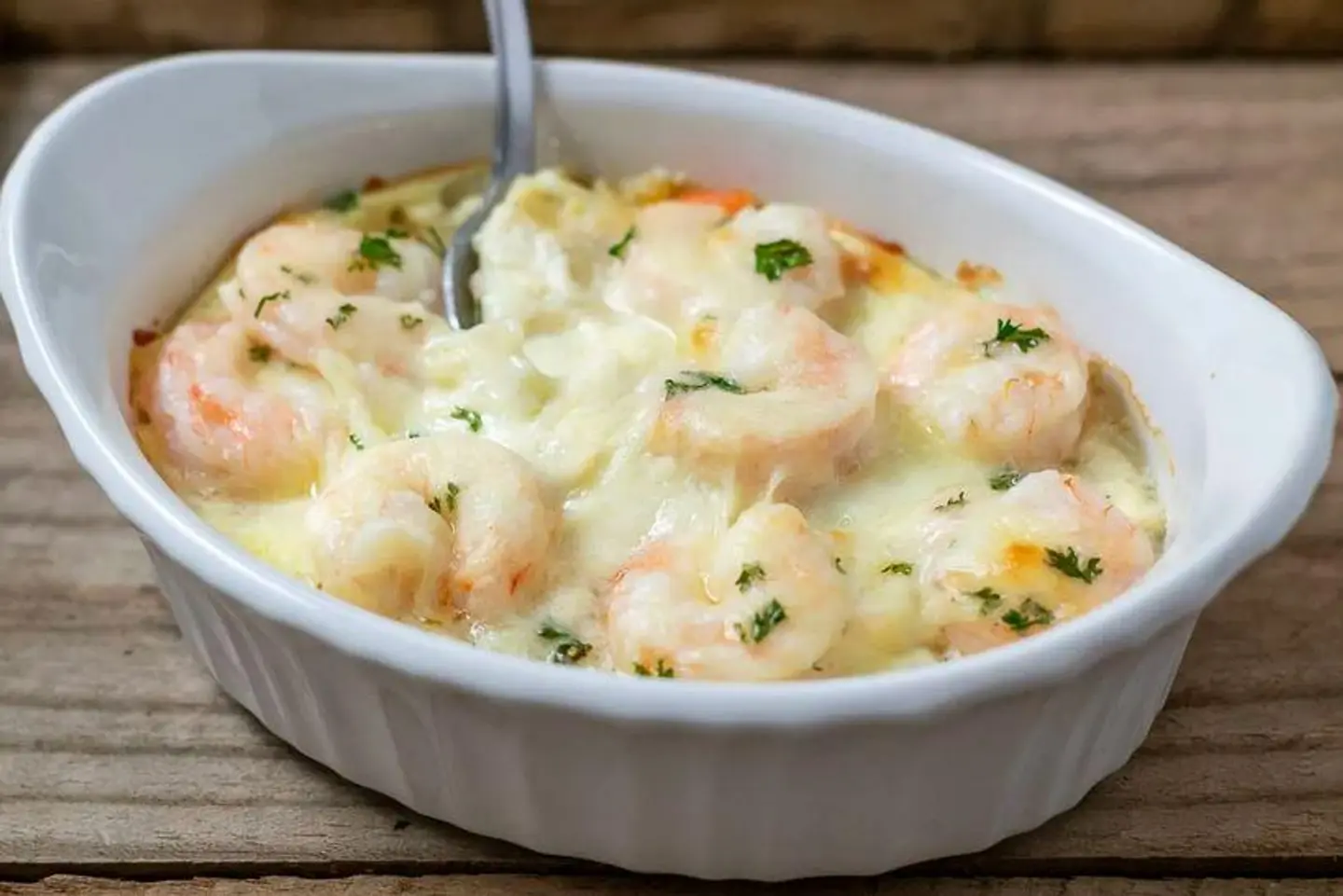 Shrimp Tagine With White Sauce