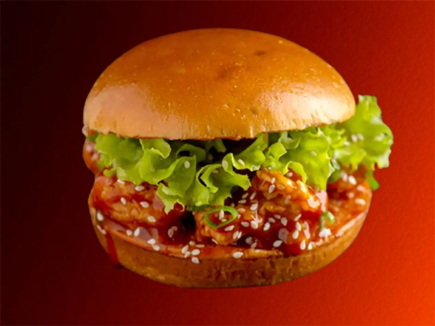 Buffalo Shrimp Burger