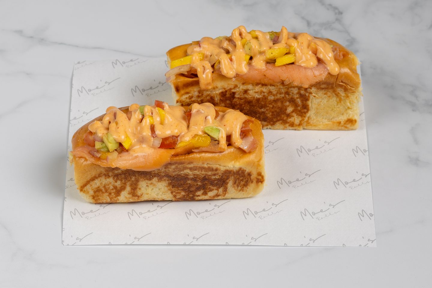 Caribbean Salmon Sandwich