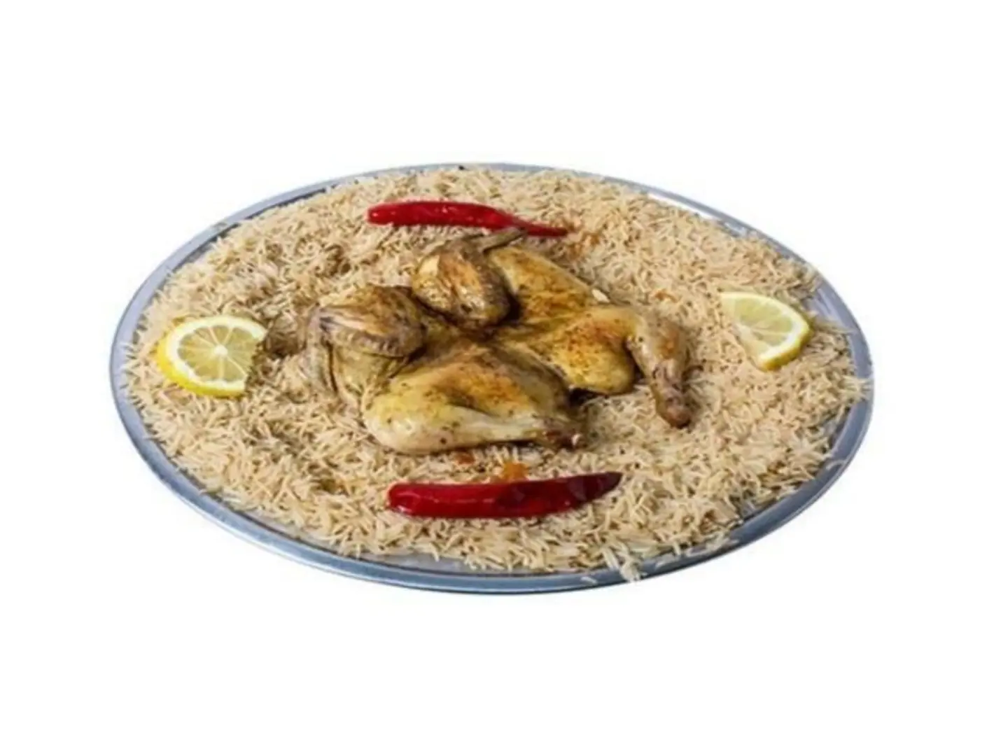 ربع دجاج حنيذ