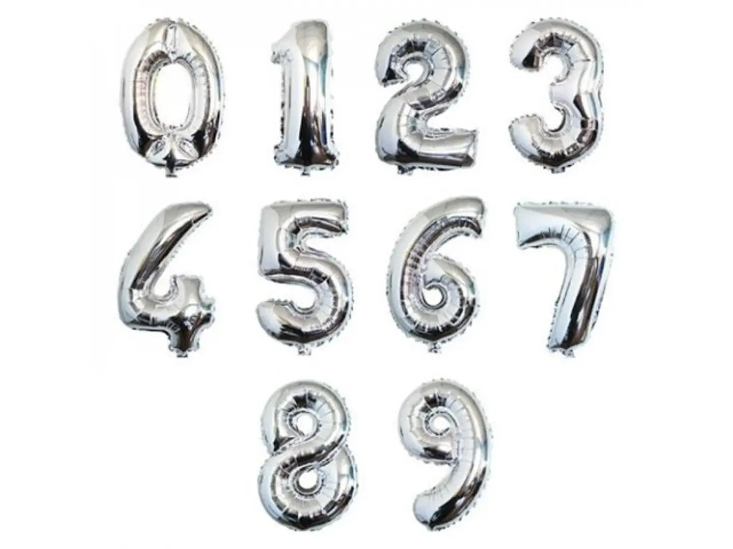 Helium Numbers Balloon