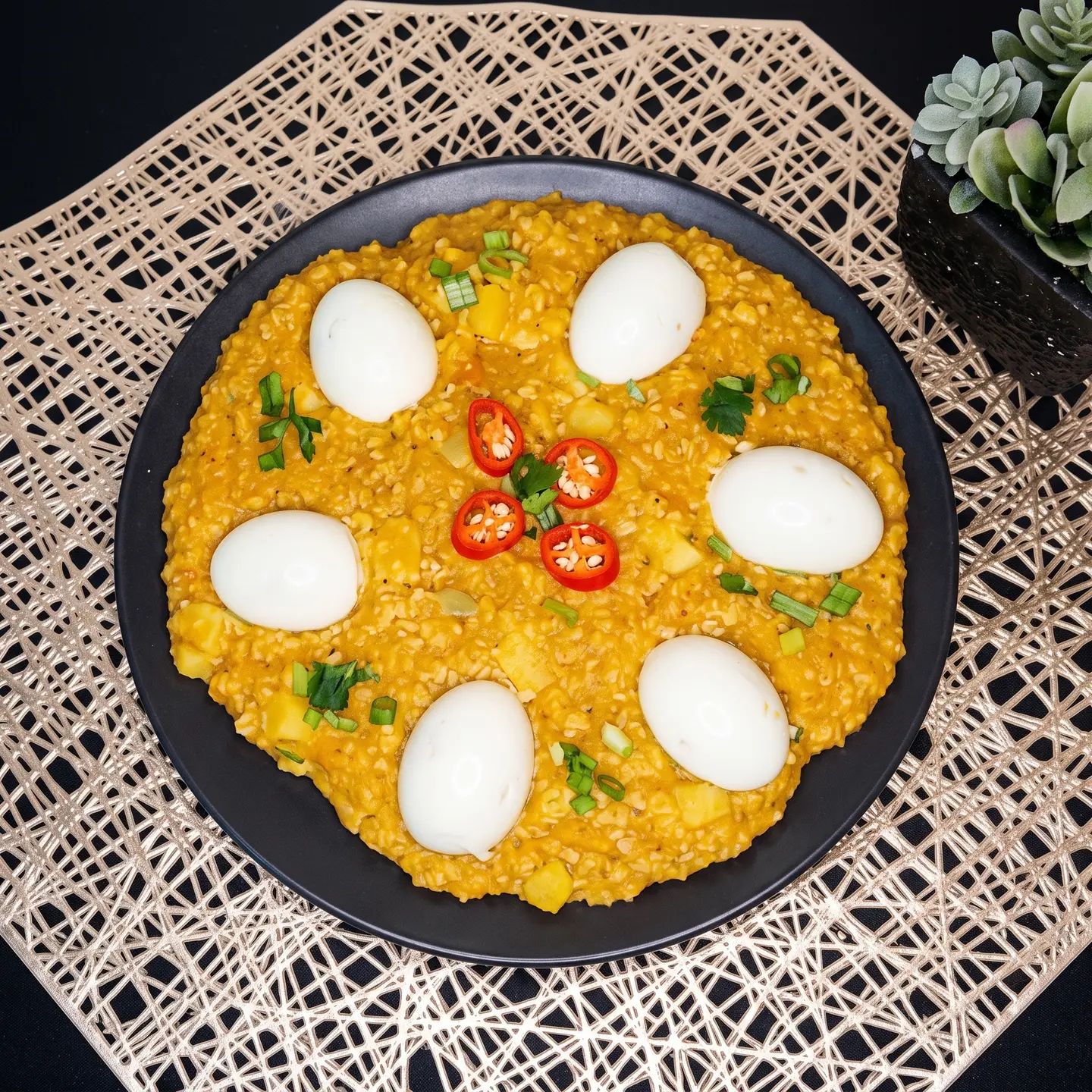 Lentils With Egg