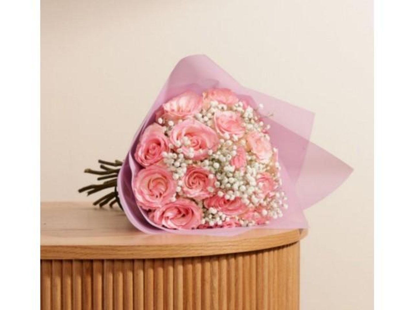 Natural Pink Rose Bouquet