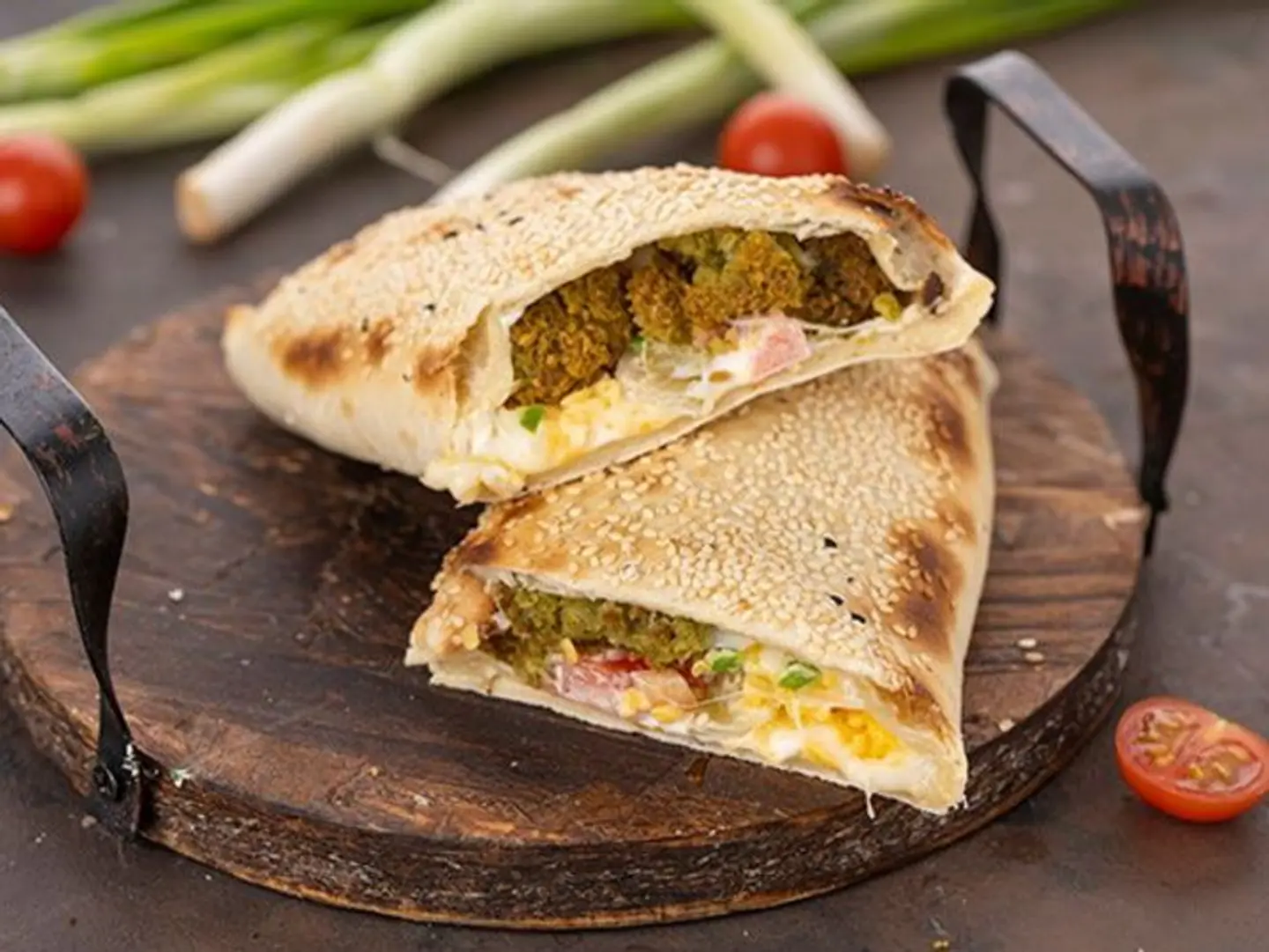 فطيرة فلافل