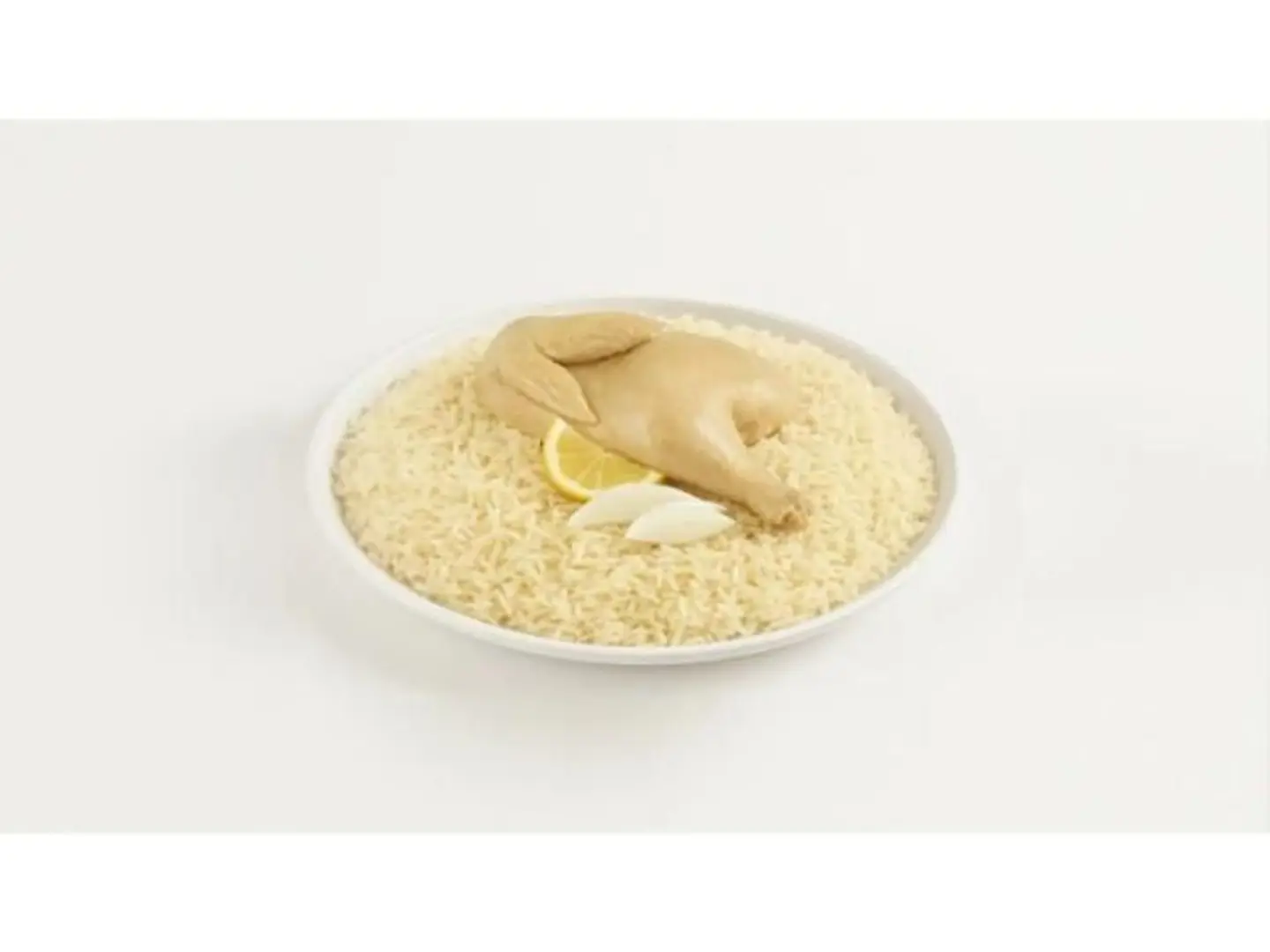 ‏نص حبه دجاج مضغوط