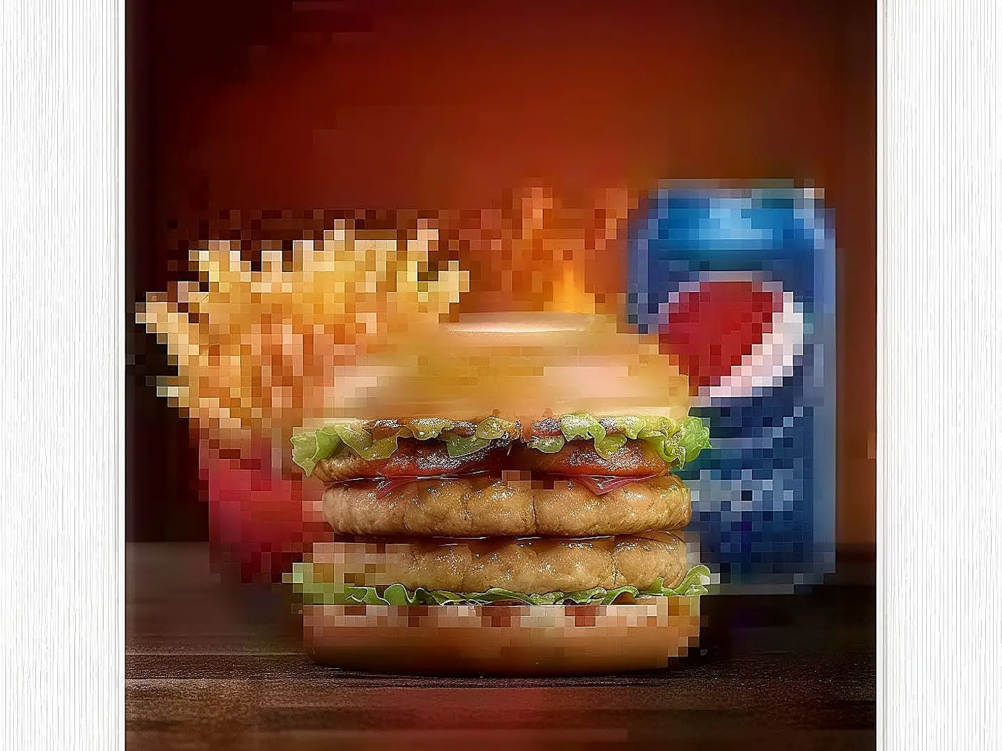 وجبة‭ ‬دبل‭ ‬برجر‭ ‬دجاج‭