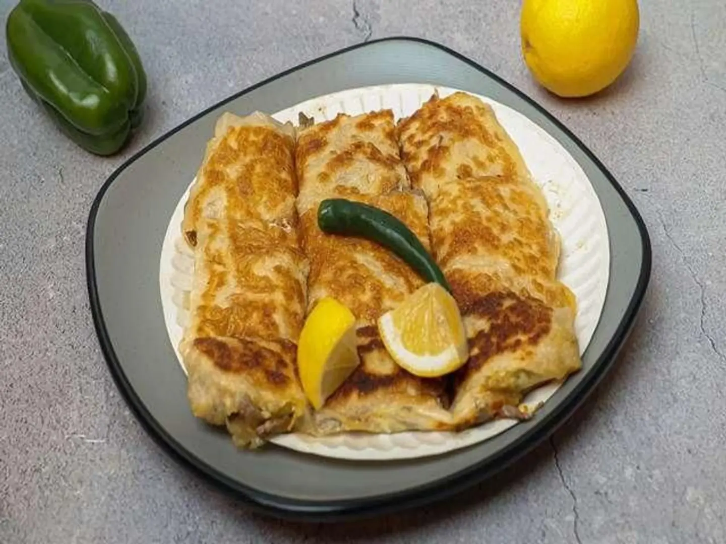 Liver With Liquid Cheese Mutabbak