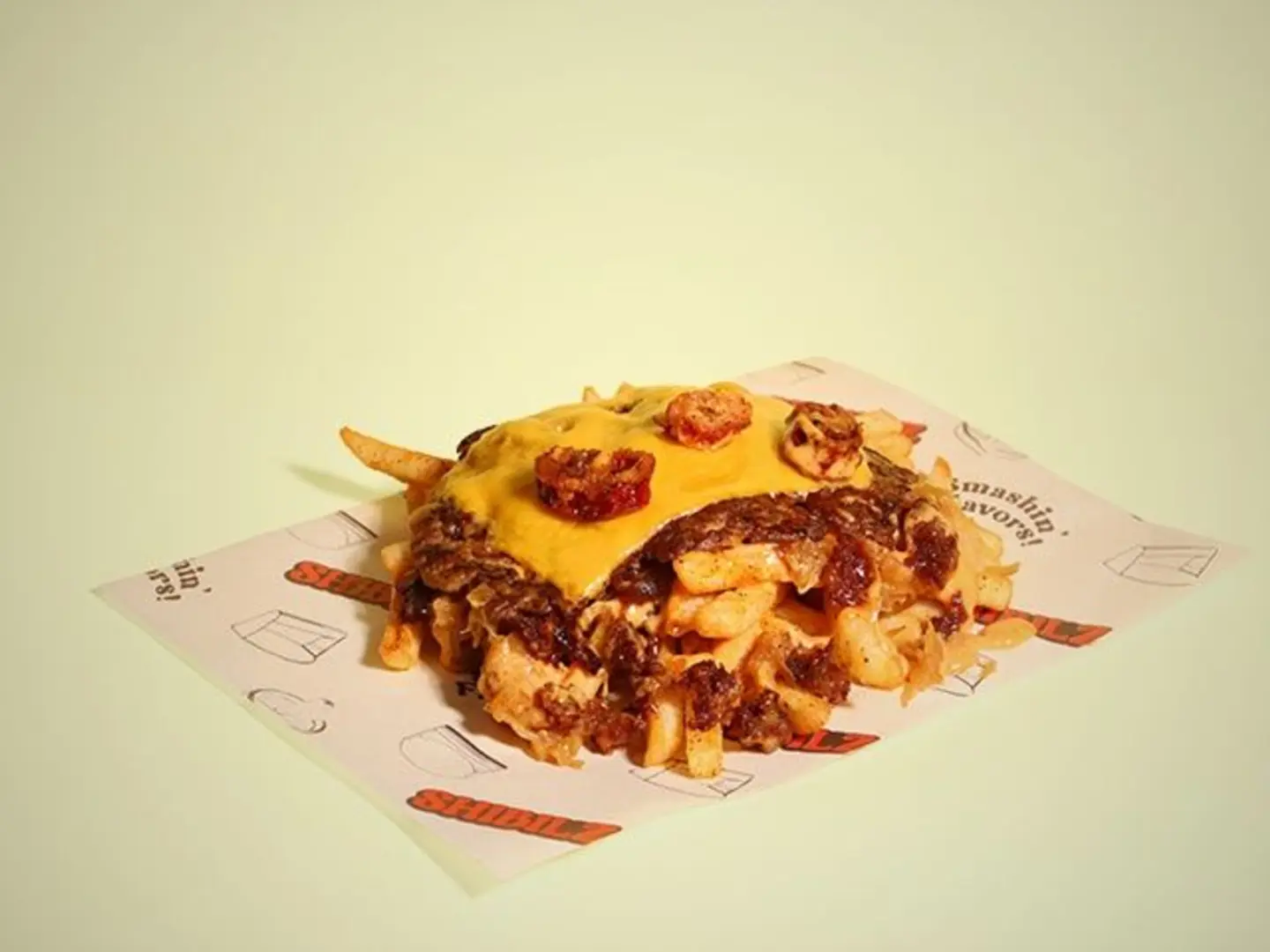 بطاطس شبلز مع شريحة لحم