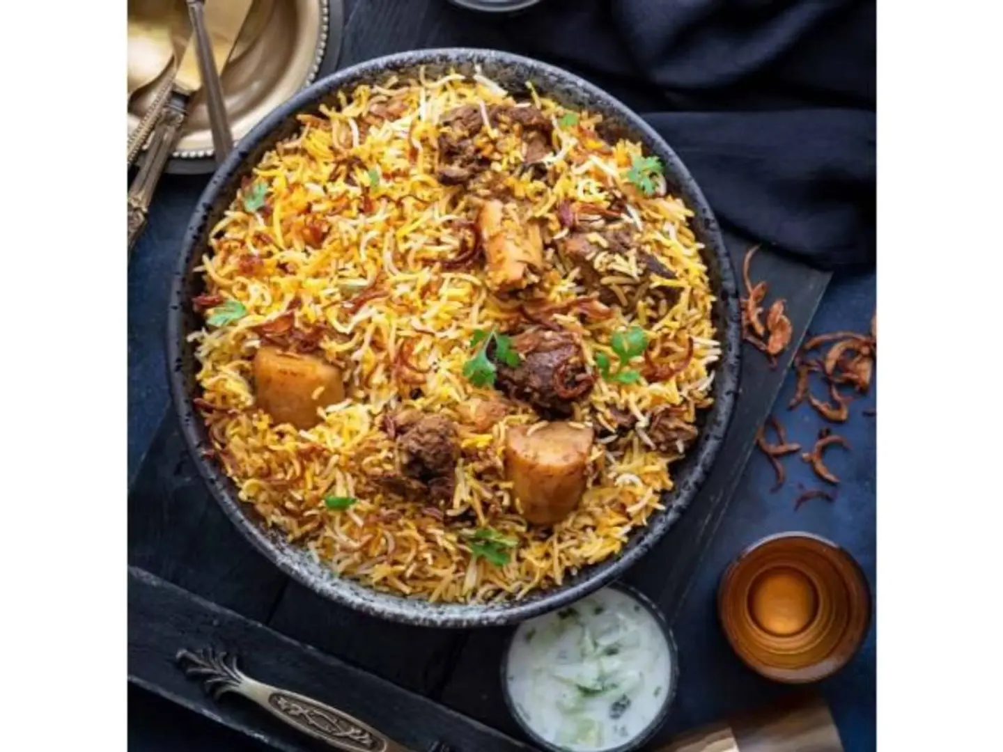 Full Portion Qabuli Pilaf With Madini Rice