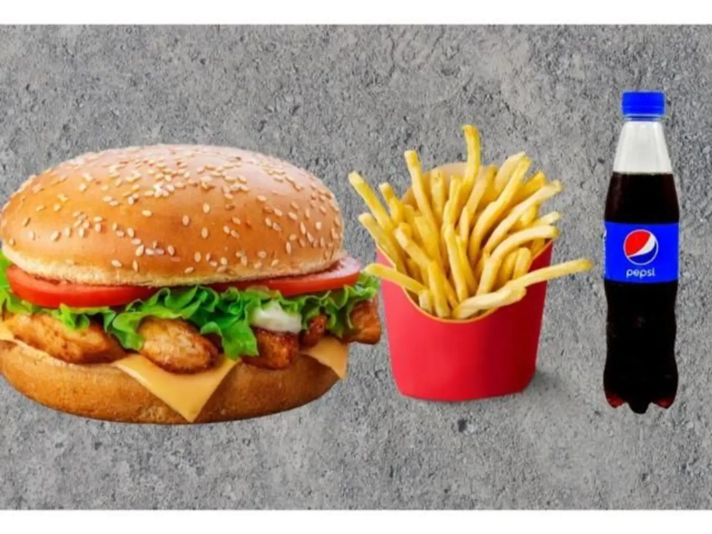Shrimp Burger Meal