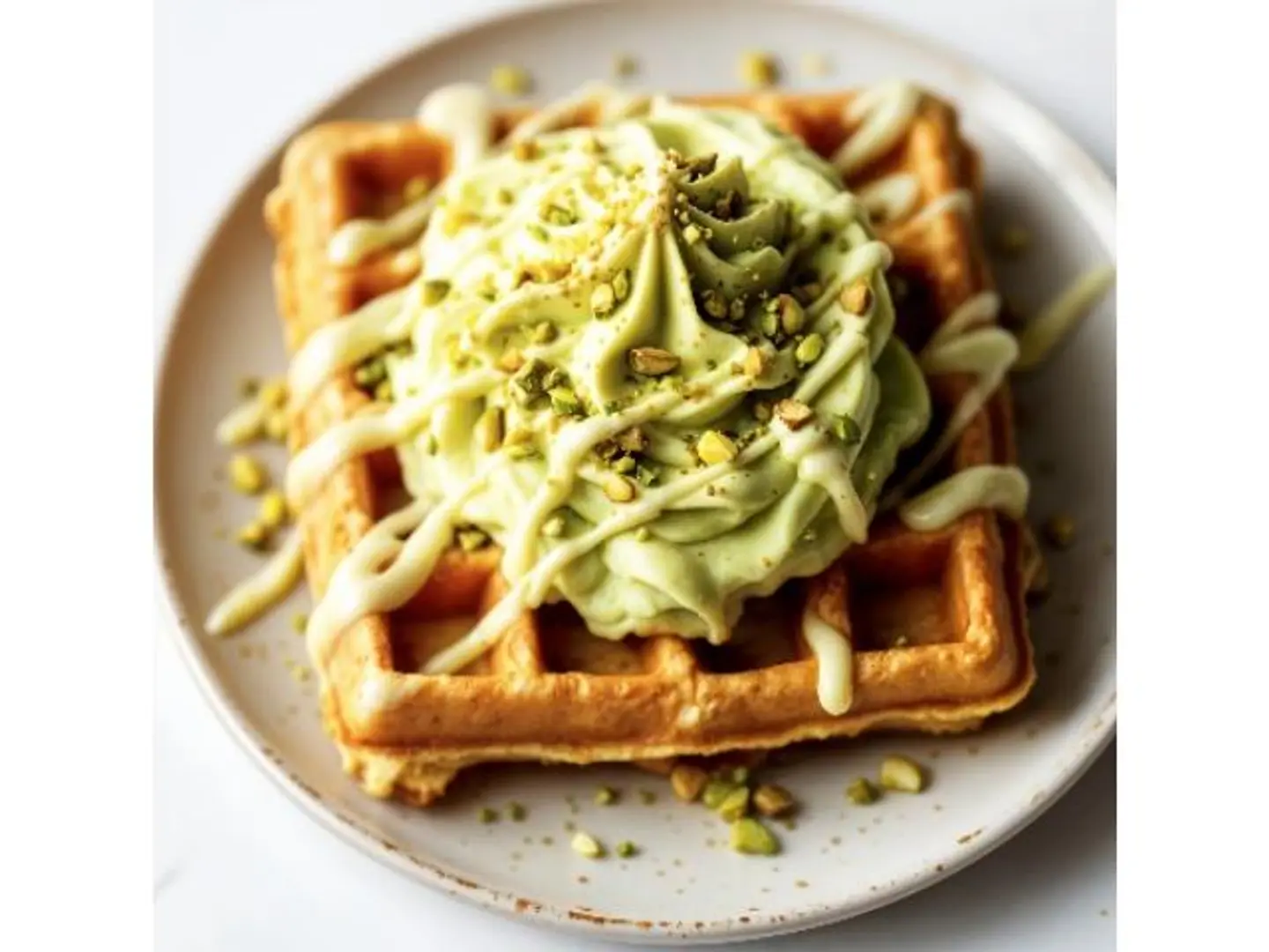 Pistachio Waffle