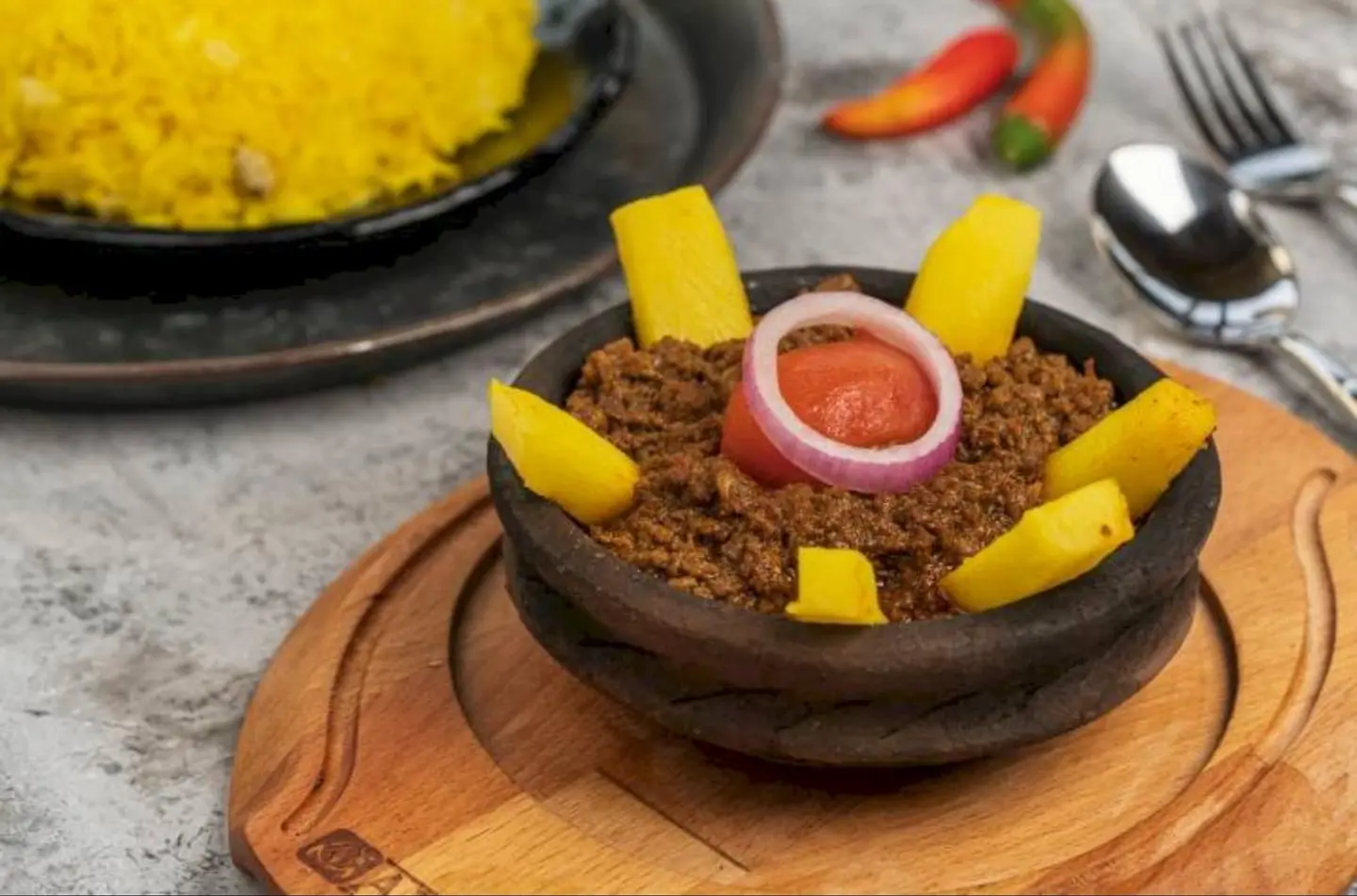 Minced Lamb Plate