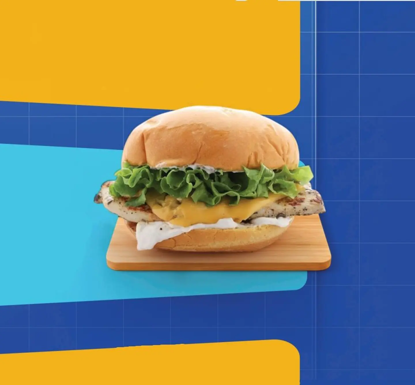 برجر دجاج مشوي