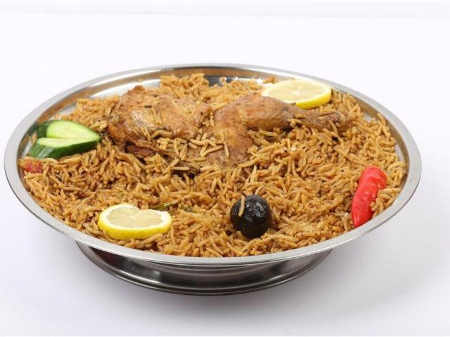 نص حبـة دجـاج مضغـوط مع الارز