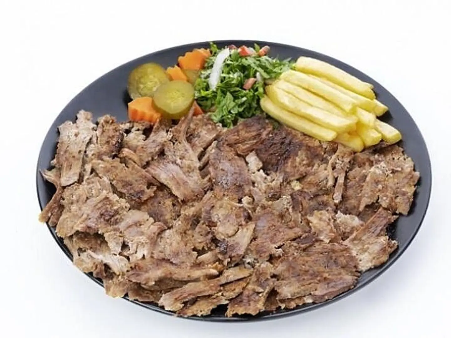 صحن شاورما لحم كبير