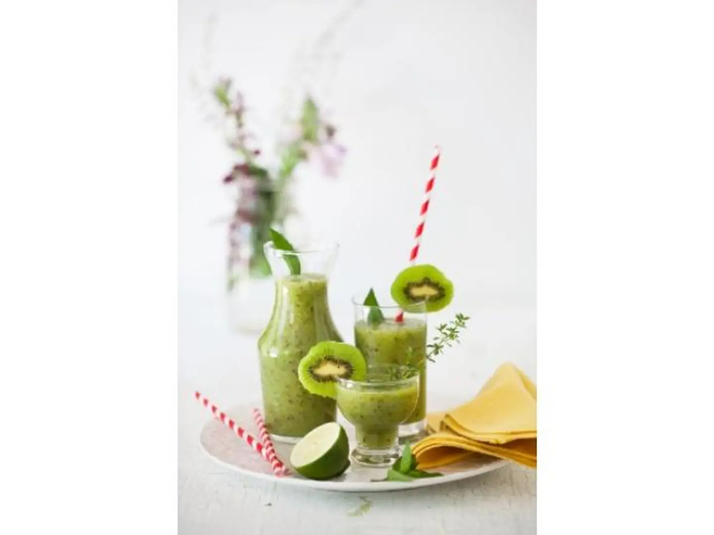 Kiwi Lemon Mint Smoothie